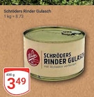 Rinder Gulasch von Schröders für 3,49 € bei GLOBUS im Angebot Rinder Gulasch von Schröders im aktuellen GLOBUS Prospekt