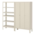 Regal mit Schrank beige/für draußen drinnen von KOLBJÖRN im aktuellen IKEA Prospekt für 338,98 €