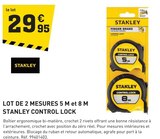 Lot de 2 mesures 5 m et 8 m Control Lock à Tout Faire dans Coupiac