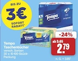 Taschentücher von Tempo im aktuellen famila Nordwest Prospekt