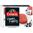 Hachés au boeuf surgelés Happy Family - CHARAL en promo chez Carrefour Roubaix à 16,95 €