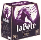 Biere blonde 8° - LA BETE en promo chez Super U Calais à 5,24 €