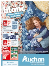 Prospectus Auchan Hypermarché à Mâcon, "Cap sur le blanc", 24 pages de promos valables du 26/12/2024 au 07/01/2025