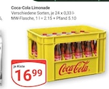 Coca-Cola im Angebot bei GLOBUS in Beckingen Coca-Cola Angebote bei GLOBUS Beckingen für 16,99 €