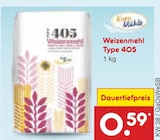Weizenmehl Type 405 im Angebot bei Netto Marken-Discount in Hannover Weizenmehl Type 405 Angebote von Küchenmeister bei Netto Marken-Discount Hannover für 0,59 €