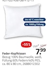 Feder-Kopfkissen Angebote bei ROLLER Filderstadt für 7,99 €