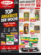 Ünlü Market Supermarkt Prospekt der aktuellen Woche mit 5 Seiten, gültig von 28.09.2026 bis 02.10.2026, in Hiddenhausen und Umgebung Aktueller Ünlü Market Supermarkt Prospekt in Hiddenhausen und Umgebung, "immer Gut, immer Frisch" mit 5 Seiten, 28.09.2026 - 02.10.2026