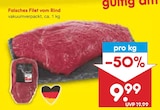 Falsches Filet vom Rind Angebote bei Netto Marken-Discount Hürth für 9,99 €