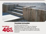 Gedimat Marseille - Promo Traverse Paysagère Promo Traverse Paysagère à 46,90 € dans le catalogue Gedimat à Marseille