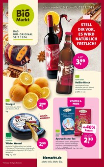 WOHL:KOST Prospekt Bio Markt mit 12 Seiten