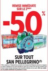 -50% de remise immédiate sur le 2ème sur tout San Pellegrino à Intermarché Contact dans Bardos