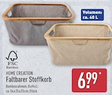 Faltbarer Stoffkorb Angebote von Home Creation bei ALDI Nord Hagen für 6,99 €