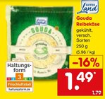 Gouda Reibekäse im Netto Marken-Discount Prospekt Gouda Reibekäse von Gutes Land im aktuellen Netto Marken-Discount Prospekt für 1,49 €