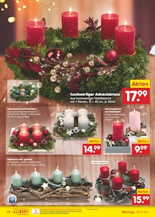 Adventskranz im Netto Marken-Discount Prospekt "Aktuelle Angebote" mit 51 Seiten (Würzburg)