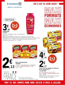 Catalogue E.Leclerc de la semaine 23, "MAXI FORMATS MAXI ÉCONOMIES", page 1, 02/06/2026 - 14/06/2026 Prospectus E.Leclerc en cours, "MAXI FORMATS MAXI ÉCONOMIES", page 1 sur 32