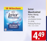 famila Nordost Neumünster - Waschmittel Pulver Angebot im Prospekt Waschmittel Pulver bei famila Nordost im Neumünster Prospekt für 4,49 €