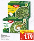 Würz-Spinat mit Zwiebeln von Iglo im aktuellen E center Prospekt