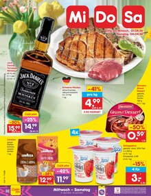 Jack Daniels im Netto Marken-Discount Prospekt "Aktuelle Angebote" mit 62 Seiten (Freital)