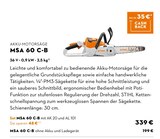 STIHL Ostramondra - Akku-Motorsäge MSA 60 C-B Angebot im Prospekt Akku-Motorsäge MSA 60 C-B bei STIHL im Ostramondra Prospekt für 199,00 €