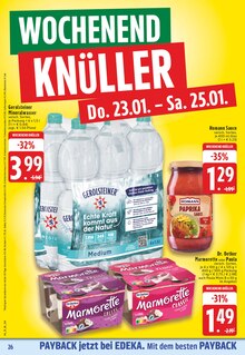 Mineralwasser im EDEKA Prospekt "Aktuelle Angebote" mit 30 Seiten (Bielefeld)