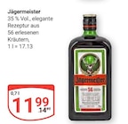 Jägermeister im Angebot bei GLOBUS in Bad Homburg Jägermeister Angebote bei GLOBUS Bad Homburg für 11,99 €