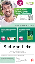 mea - meine apotheke Apotheken Prospekt der aktuellen Woche mit 4 Seiten, gültig von 01.08.2026 bis 31.08.2026, in Remscheid und Umgebung Aktueller mea - meine apotheke Apotheken Prospekt in Remscheid und Umgebung, "Unsere August-Angebote" mit 4 Seiten, 01.08.2026 - 31.08.2026