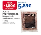 Bâtonnets de saucisson sec nature - AOSTE dans le catalogue Costco