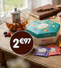 B&M - Boîte 60 sachets de thé 6 saveurs : offre du catalogue Promo Boîte 60 sachets de thé 6 saveurs à 2,97 € dans le catalogue B&M ""