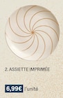 ASSIETTE IMPRIMÉE - Monoprix à Saint-Germain-en-Laye ASSIETTE IMPRIMÉE en promo chez Monoprix Saint-Germain-en-Laye à 6,99 €