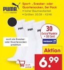 Sport-, Sneaker- oder Quartersocken, 3er Pack im Angebot bei Netto Marken-Discount in Freital Sport-, Sneaker- oder Quartersocken, 3er Pack Angebote von Puma bei Netto Marken-Discount Freital für 6,99 €