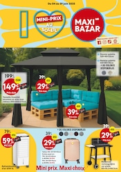 Prospectus Maxi Bazar "MINI-PRIX AU SOLEIL" en cours à Roubaix, Page 1 Catalogue Maxi Bazar en cours à Roubaix, "MINI-PRIX AU SOLEIL", Page 1