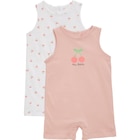 Lot de 2 pyjamas bébé - TEX BABY en promo chez Carrefour Lot de 2 pyjamas bébé - TEX BABY dans le catalogue Carrefour