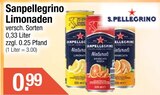 Sanpellegrino Limonaden im Getränke City Prospekt Sanpellegrino Limonaden von S.Pellegrino im aktuellen Getränke City Prospekt für 0,99 €