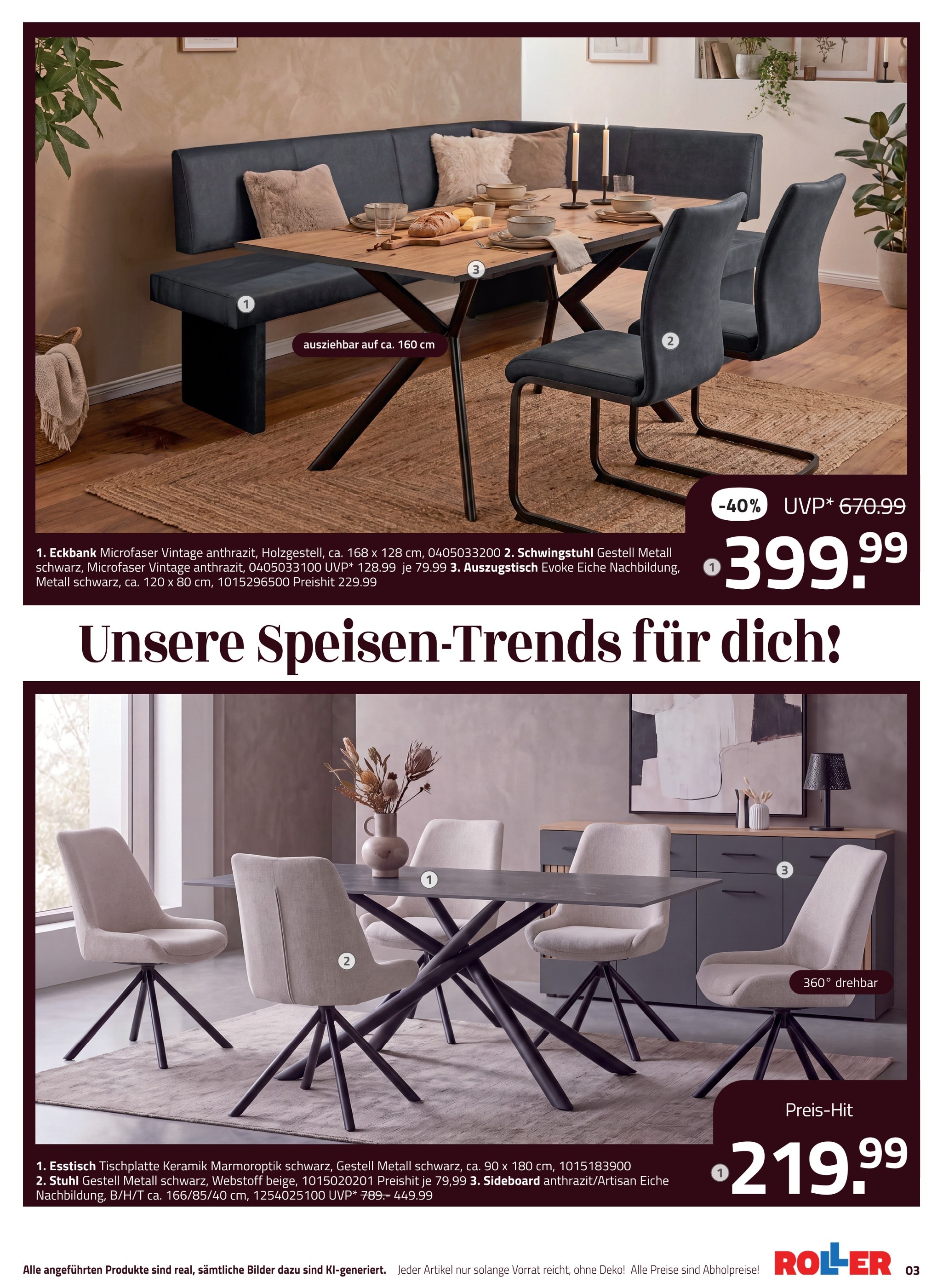 POCO Einrichtungsmärkte Eckbank: Angebote & Preise im Prospekt vergleichen!