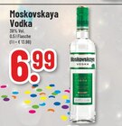 Vodka von Moskovskaya im aktuellen Trinkgut Prospekt