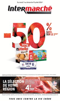Catalogue Intermarché Super de la semaine "-50% DE REMISE IMMÉDIATE SUR LE 2ÈME" avec 1 pages, valide du 07/07/2026 au 19/07/2026 pour Saint-Maximin-la-Sainte-Baume et alentours Prospectus Intermarché Super de la semaine "-50% DE REMISE IMMÉDIATE SUR LE 2ÈME" avec 1 pages, valide du 07/07/2026 au 19/07/2026 pour Saint-Maximin-la-Sainte-Baume et alentours