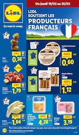 Prospectus Supermarchés Lidl en cours à La Redorte et alentours, "LIDL SOUTIENT LES PRODUCTEURS FRANÇAIS", 77 pages, 19/02/2026 - 25/02/2026 Catalogue Supermarchés Lidl en cours à La Redorte et alentours, "LIDL SOUTIENT LES PRODUCTEURS FRANÇAIS", 77 pages, 19/02/2026 - 25/02/2026
