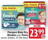 Baby Dry Windeln Angebote von Pampers bei E center Waiblingen für 23,99 €