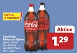 Aktuelles Cola. Fanta oder Sprite Angebot bei combi in Löhne ab 1,29 €