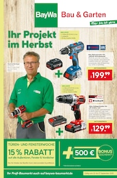BayWa Bau- und Gartenmärkte Prospekt für Viechtach: "Ihr Projekt im Herbst!", 24 Seiten, 22.09.2025 - 27.09.2025