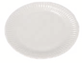 100 assiettes blanches carton 23 cm en promo chez Supeco Rueil-Malmaison à 3,59 €