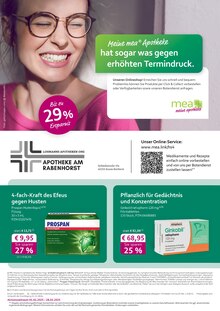 Aktueller mea - meine apotheke Prospekt "Unsere Februar-Angebote" Seite 1 von 4 Seiten für Essen