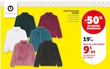 Promo Veste polaire femme à 9,95 € dans le catalogue Hyper U à Rougemont-le-Château