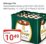 Pils im Angebot bei GLOBUS in Bochum Pils Angebote von Bitburger bei GLOBUS Bochum für 10,49 €