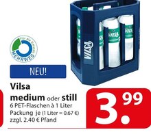 Vilsa medium oder still bei famila Nordost in Norderstedt Vilsa medium oder still im Angebot bei famila Nordost Norderstedt für 3,99 €