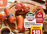 Schinken Zwiebelmettwurst Angebote von REWE Hausmarke bei REWE Herten für 1,49 €