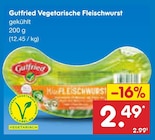 Netto Marken-Discount Vohburg - Vegetarische Fleischwurst Angebot im Prospekt Vegetarische Fleischwurst bei Netto Marken-Discount im Vohburg Prospekt für 2,49 €