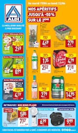 Bière Angebote im Prospekt "NOS APÉRITIFS JUSQU’À -50 % SUR LE 2ÈME" von Aldi Bière Angebote im Prospekt "NOS APÉRITIFS JUSQU’À -50 % SUR LE 2ÈME" von Aldi auf Seite 1