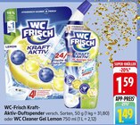 Kraft-Aktiv-Duftspender oder WC Cleaner Gel Lemon Angebote von WC Frisch bei EDEKA Bad Kreuznach für 1,49 €