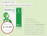 20 magensaftresistente Weichkapseln von GeloMyrtol im aktuellen LINDA Partnerapotheke Prospekt für 11,69 €